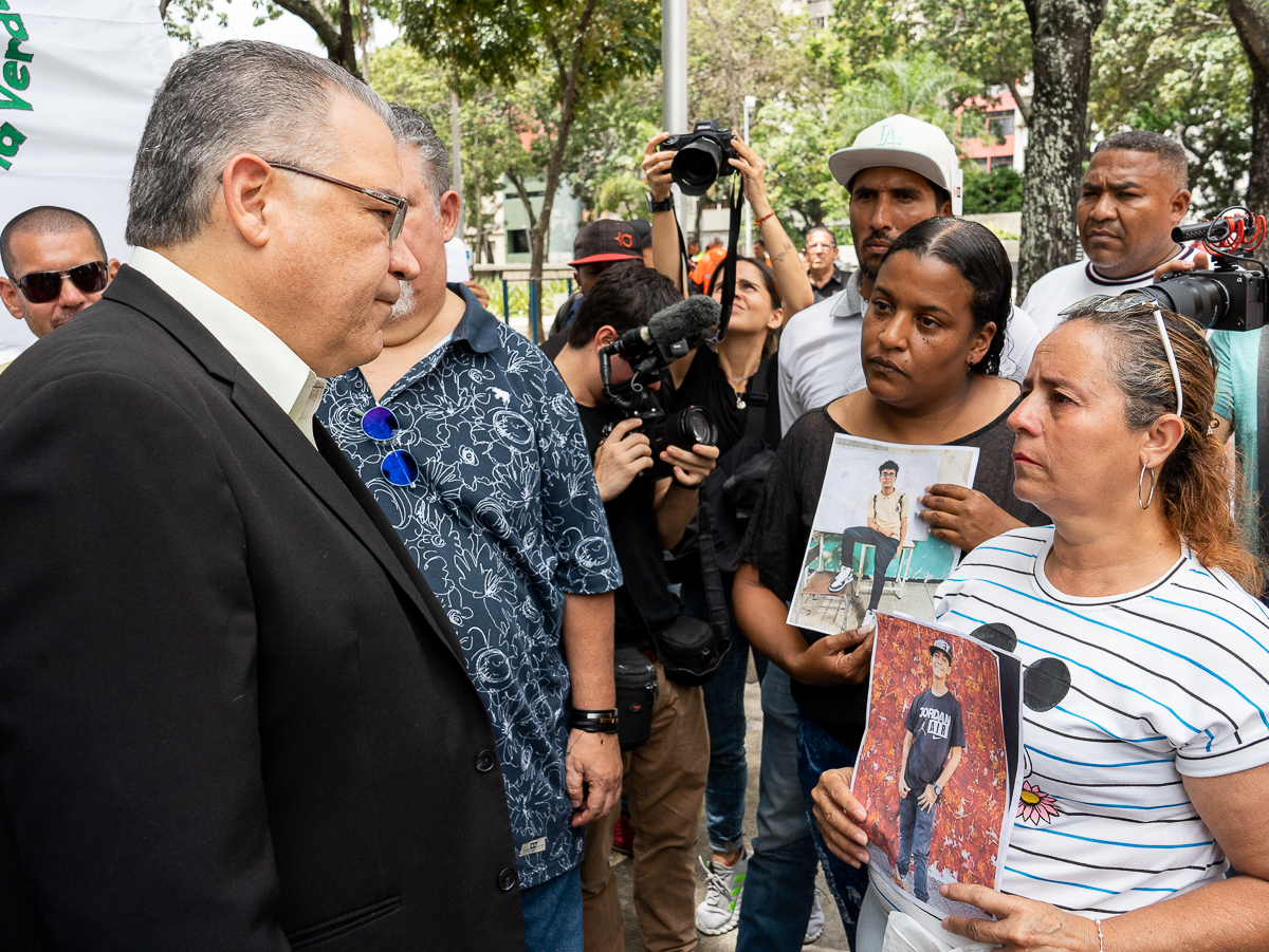 Familiares presos políticos 2024 Enrique Márquez