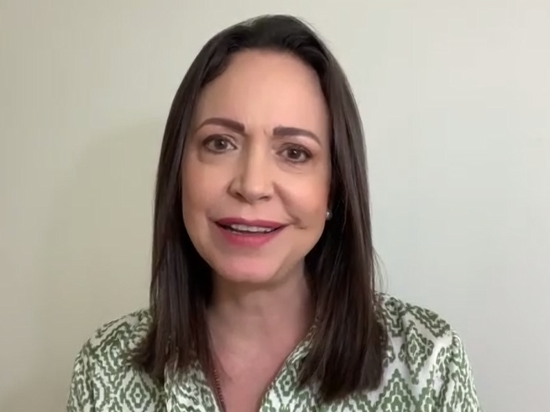 María Corina Machado vuelve a pedir a militares que hagan respetar voluntad popular del 28 de julio