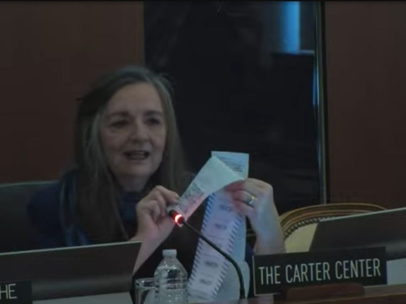 Centro Carter presenta en la OEA actas electorales del 28 de julio