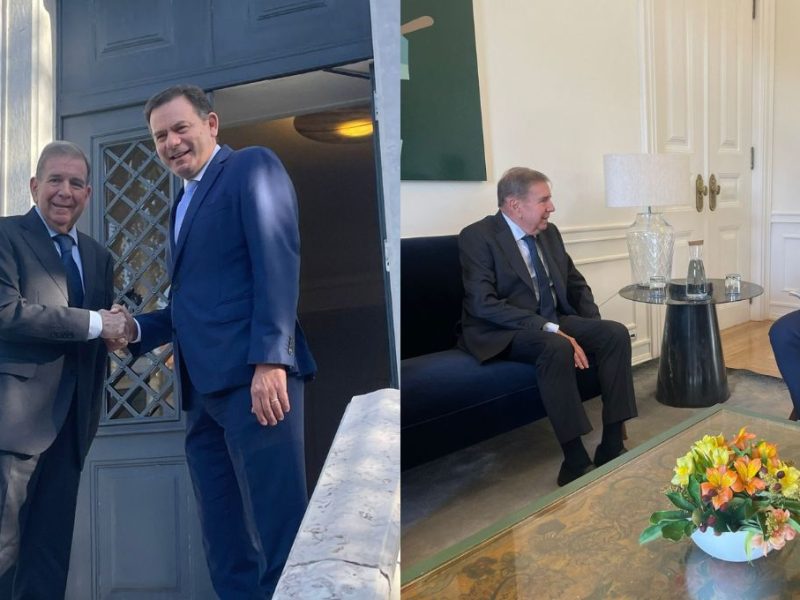 Edmundo González se reúne con el primer ministro de Portugal