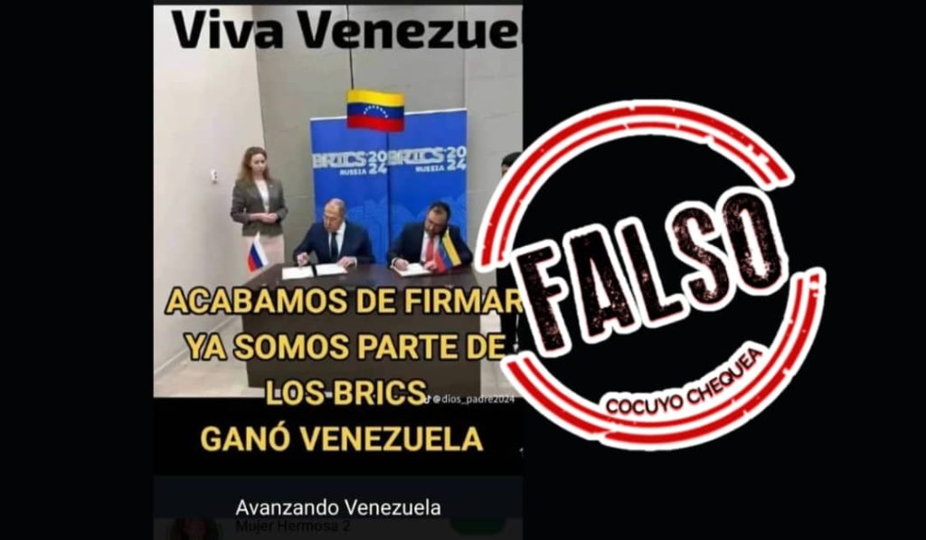 La desinformación fue publicada en una cuenta de TikTok prochavismo