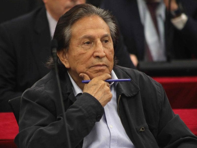 Justicia peruana condena a 20 años de cárcel a expresidente Toledo