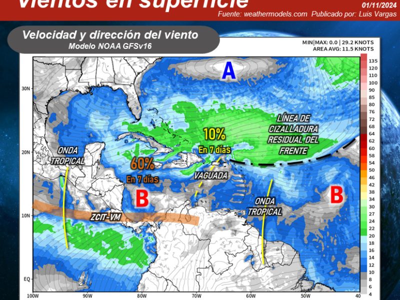 Noviembre comienza con lluvias en gran parte de Venezuela