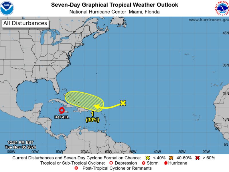Una baja presión sobre el Caribe dejará lluvias en Venezuela, dice meteorólogo Luis Vargas