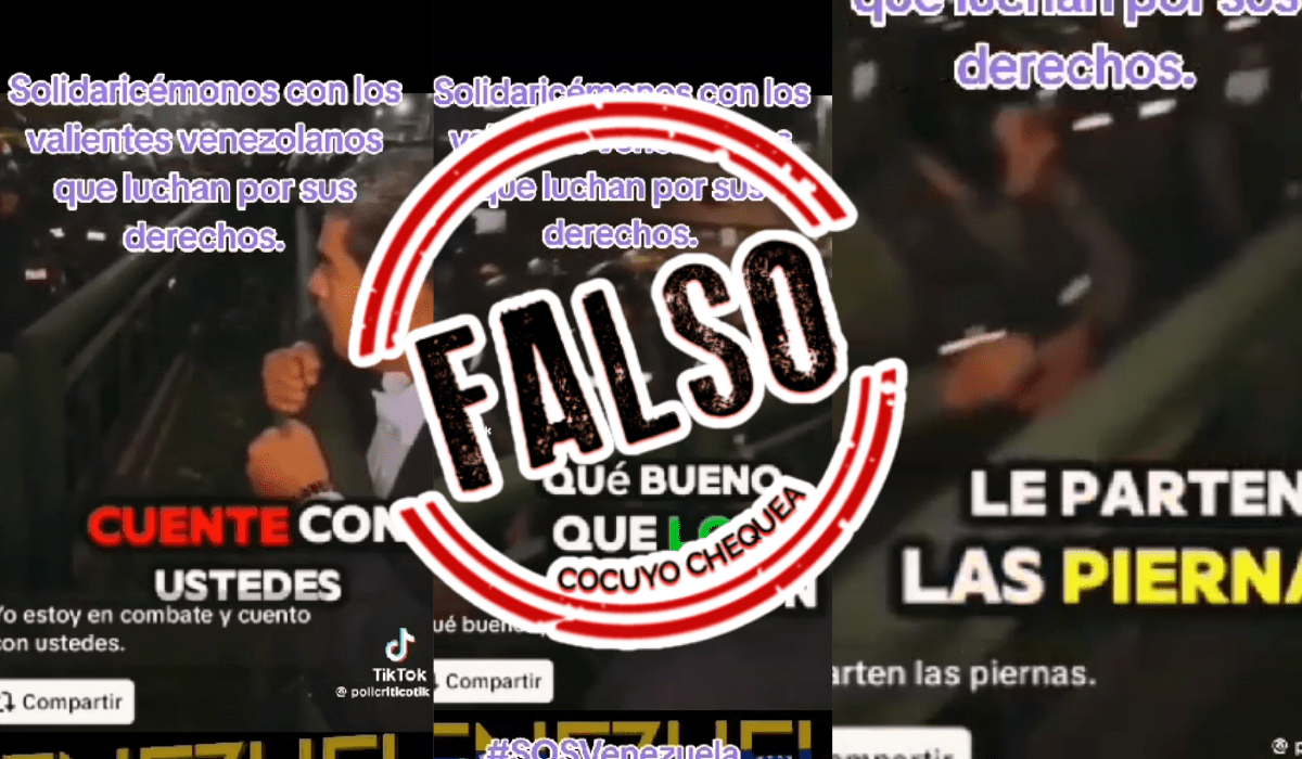 Usuarios en TikTok advirtieron que el contenido era falso