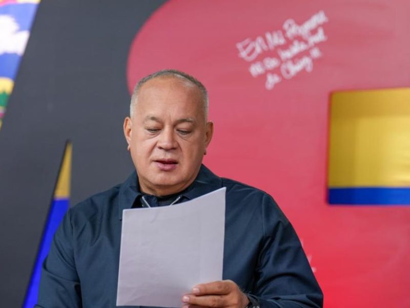 Cabello habla de excarcelaciones: No tienen nada que ver con las ONG