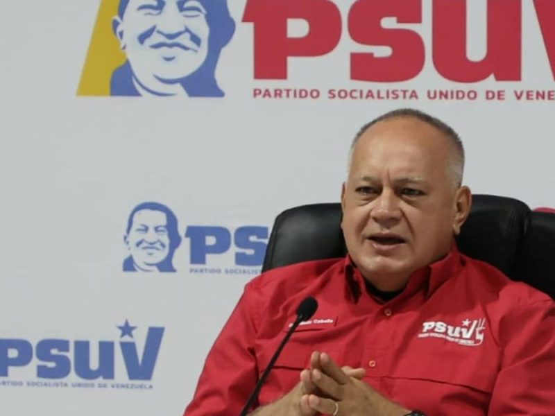 Diosdado Cabello: Se acabó la impunidad para la “terrorista” María Corina Machado 