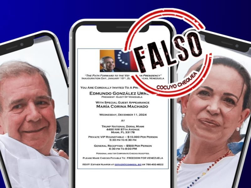 María Corina Macha están en la clandestinidad