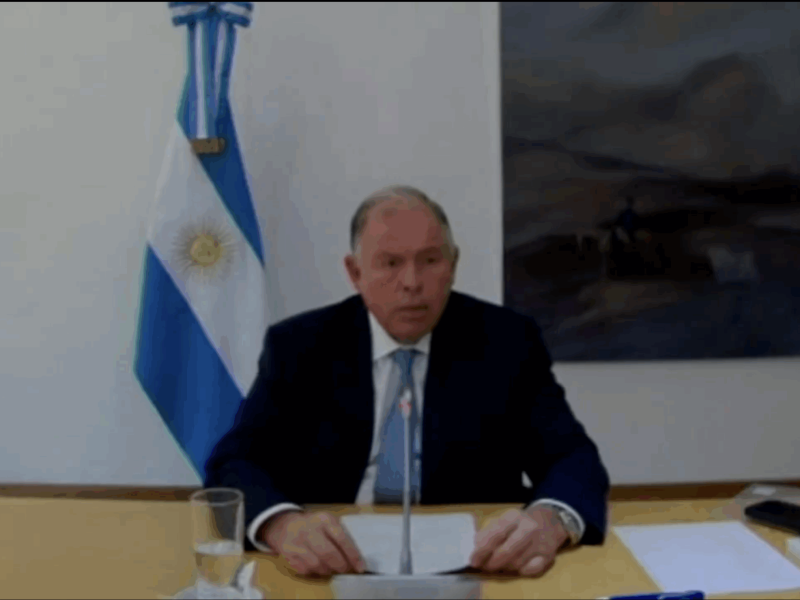 Canciller de Argentina sobre Venezuela