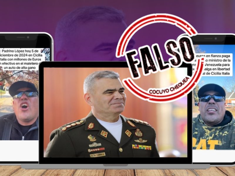El nombre difundido por el desinformador no corresponde con la identidad del hijo del ministro de la defensa