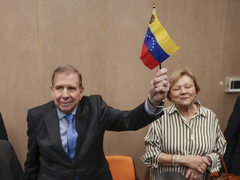 Visita de líder opositor venezolano González Urrutia a Guatemala