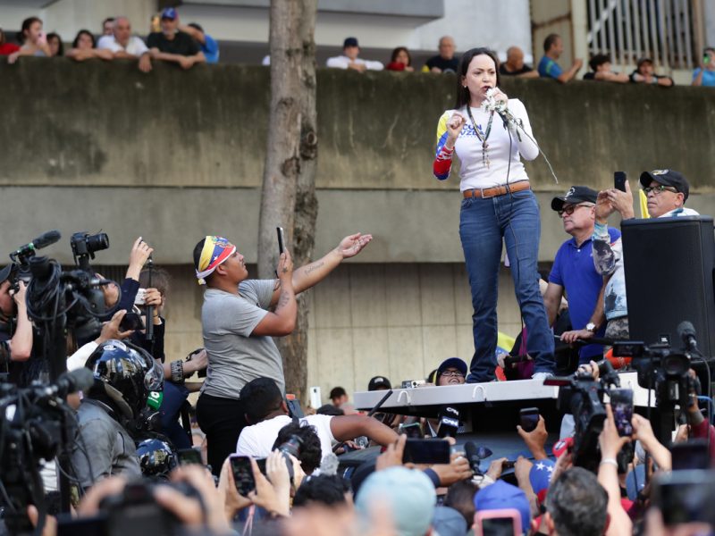 María Corina Machado asegura que Venezuela "superó el miedo" al salir a las calles