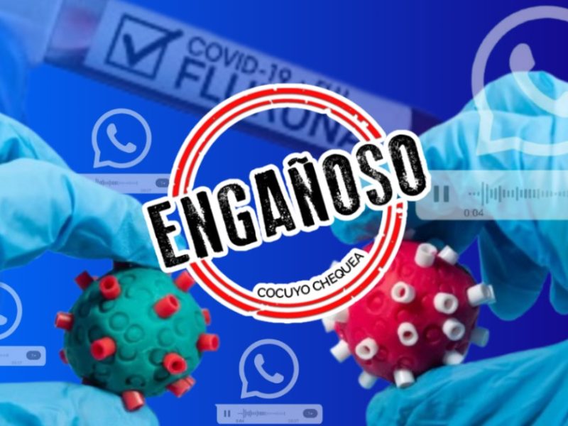 El audio fue compartido en un grupo de médicos, pero alguien lo filtró
