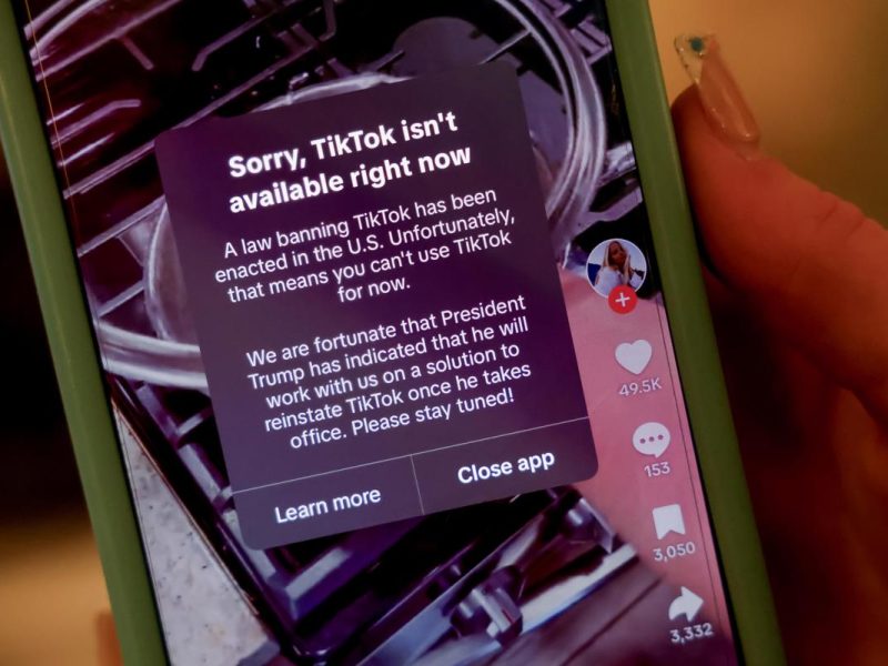TikTok deja de funcionar en Estados Unidos
