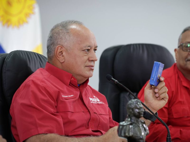 Cabello: Si EEUU quiere una relación de respeto, aquí está nuestra mano