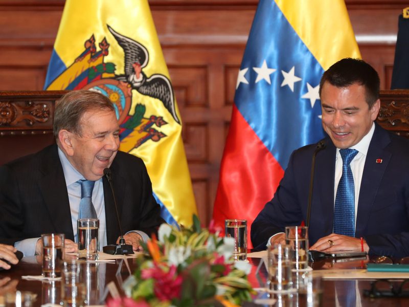 González Urrutia y Noboa hablaron de seguridad regional y migración