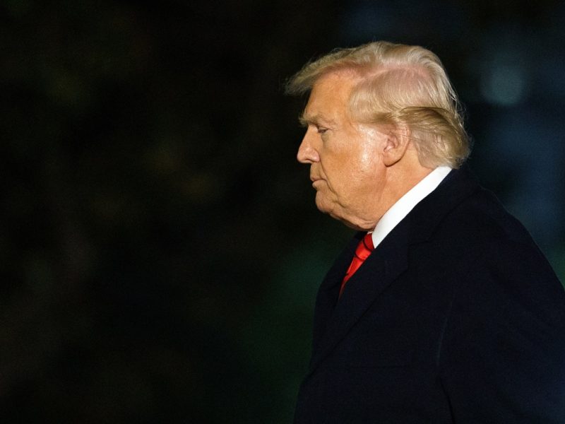 Donald Trump arriba a la Casa Blanca