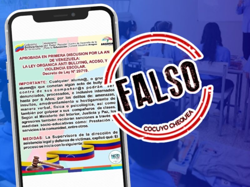 Falsa nueva Ley anti bullying