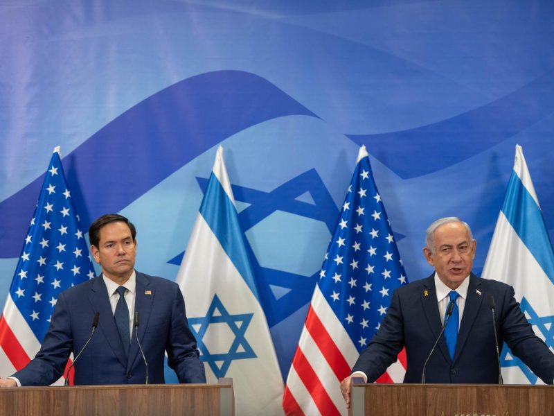 Netanyahu, tras reunirse con Rubio, dice que trabaja en plena cooperación con Donald Trump