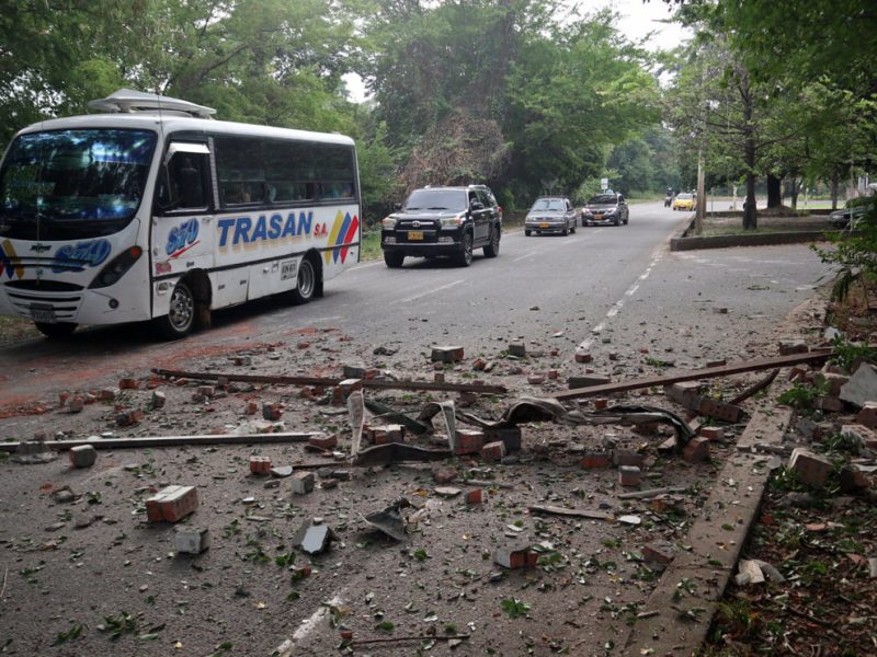 Ataque con explosivos deja cinco heridos y destruye peaje en frontera colombo-venezolana