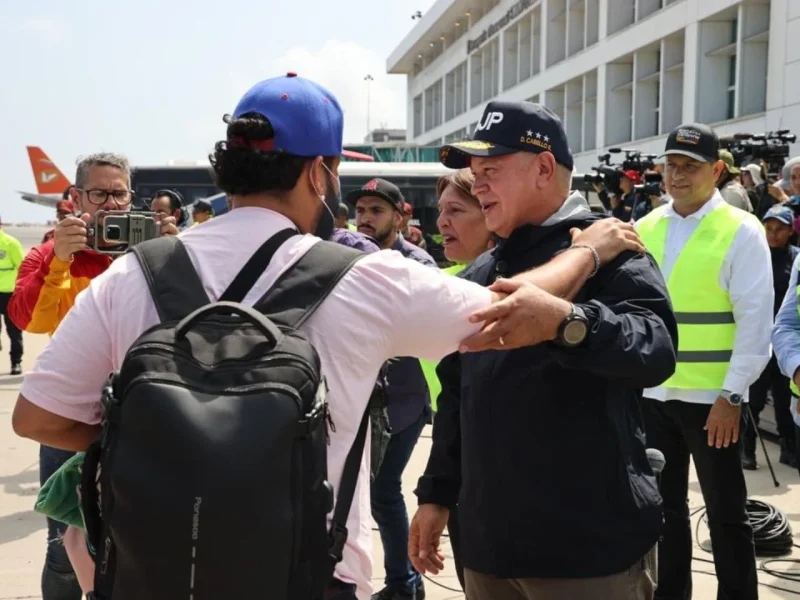 Llega tercer grupo con 242 venezolanos deportados: hay mujeres y niños