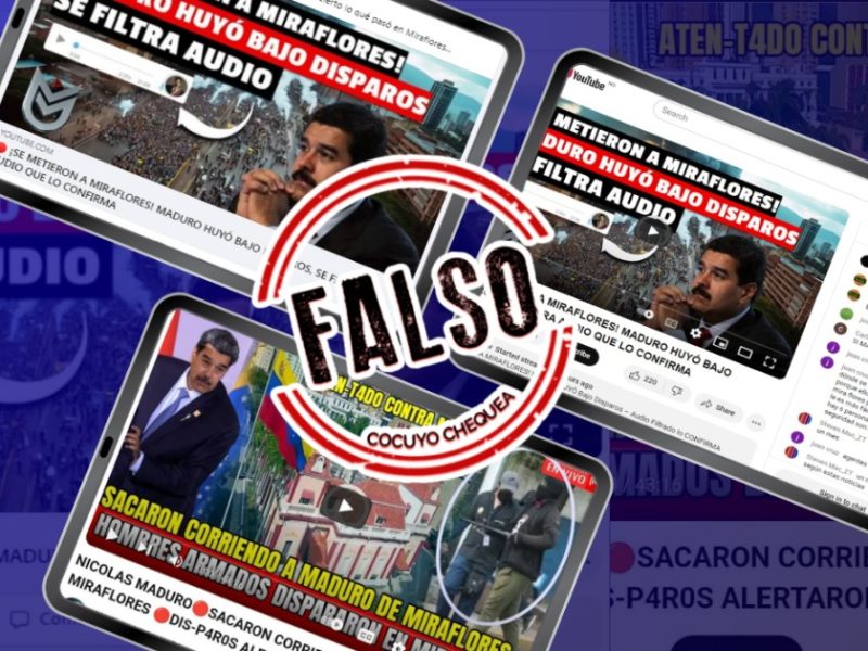 Maduro falso atentado Miraflores