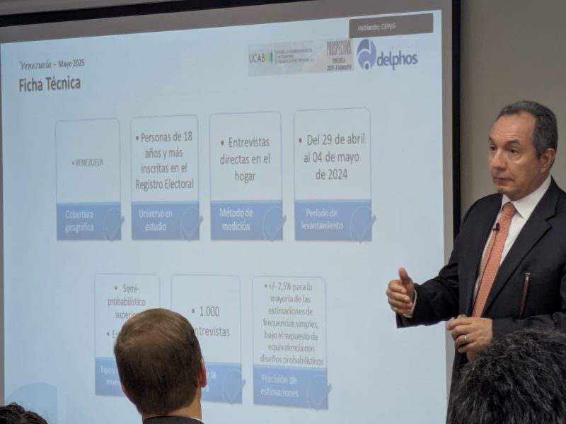 ¿Cuáles son las proyecciones políticas para Venezuela en lo que queda de 2025?  Benigno Alarcón responde 