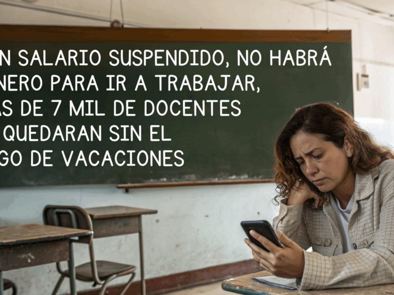 ONG denuncia suspensiones arbitrarias de salarios en sector educativo