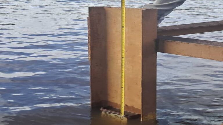 el nivel del río Orinoco