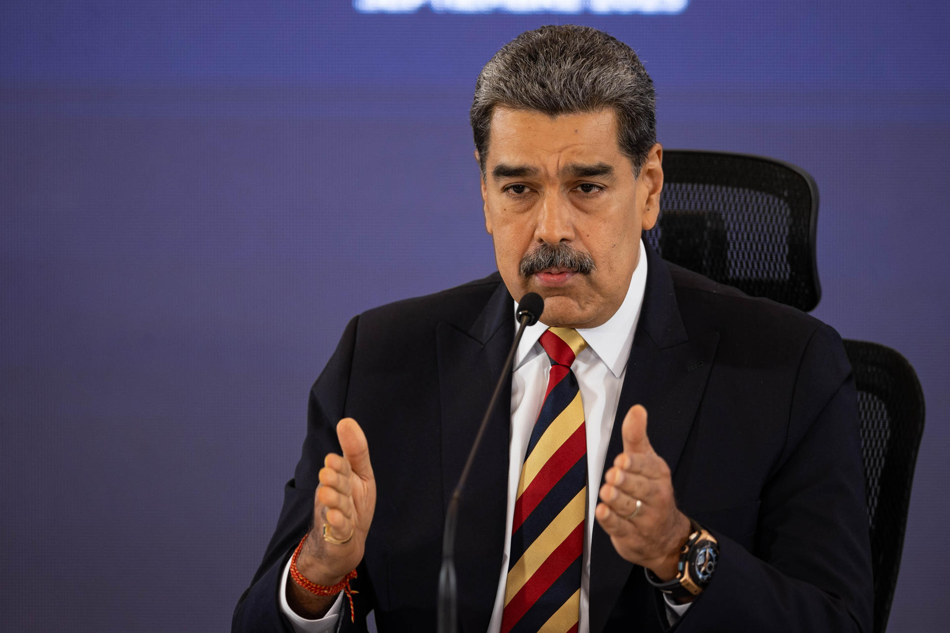 Maduro acusa a EE.UU. de promover un 