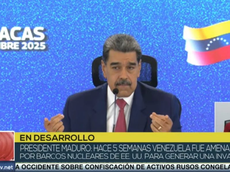 Maduro: Las comunicaciones con EEUU están desechas por sus amenazas