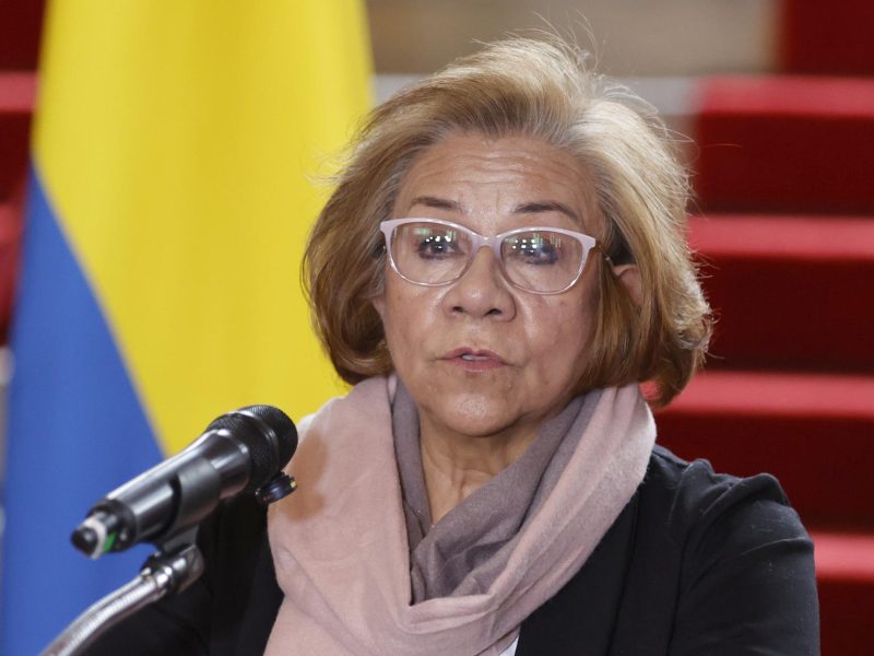 Canciller colombiana renuncia a su visa y asegura que hay tensión con Estados Unidos