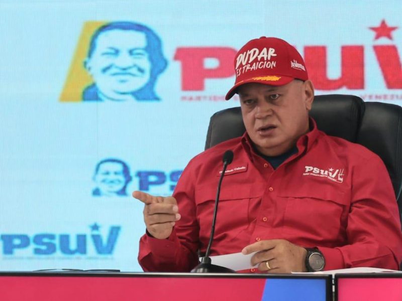 Cabello a quienes se oponen a decreto de conmoción exterior: “Están en estado general de sospecha” 