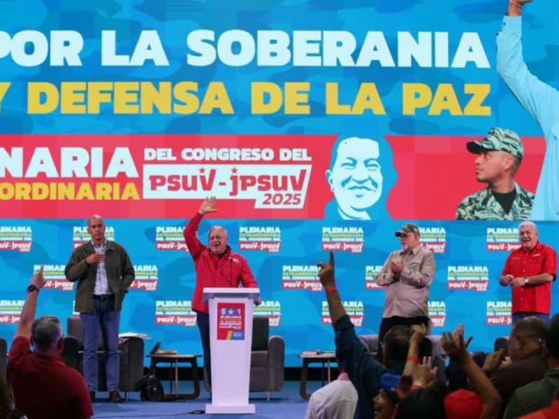 Cabello alerta en plenaria del Psuv que EEUU quiere un cambio de gobierno en Venezuela 