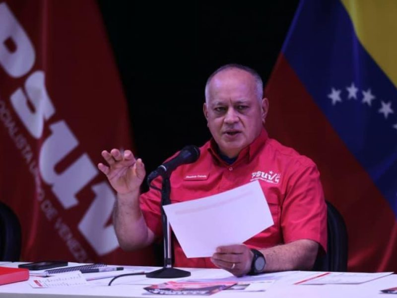 Cabello pide a militancia del Psuv organización y “calma” frente a amenazas externas