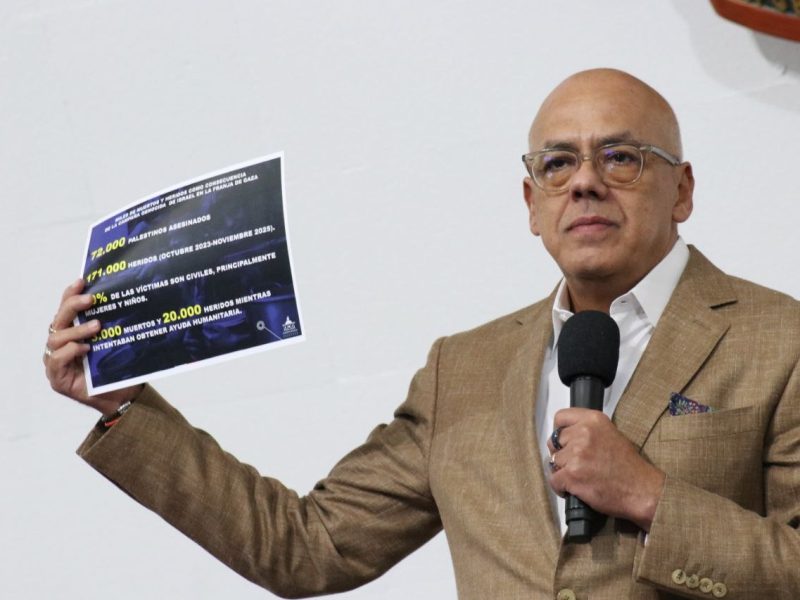 Jorge Rodriguez: “Pobre Nobel, que se lo dan a una persona que pide se invada a Venezuela”