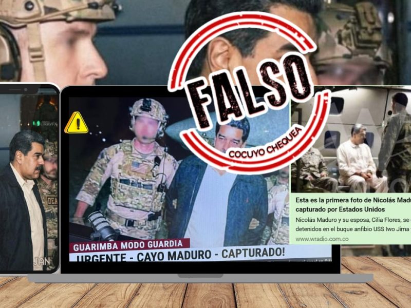 Maduro capturado fotos IA falsas