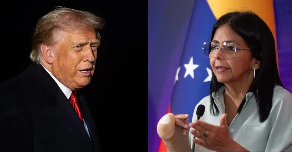 Trump se reunirá con Delcy Rodríguez el próximo martes en Nueva York