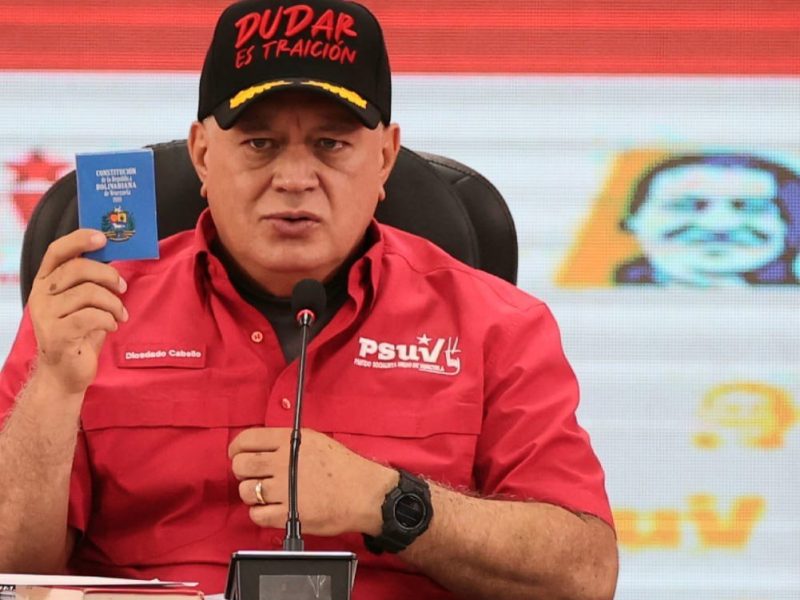 Diosdado Cabello carga de nuevo contra las ONG: “Son centros de chantaje y extorsión” de los presos políticos