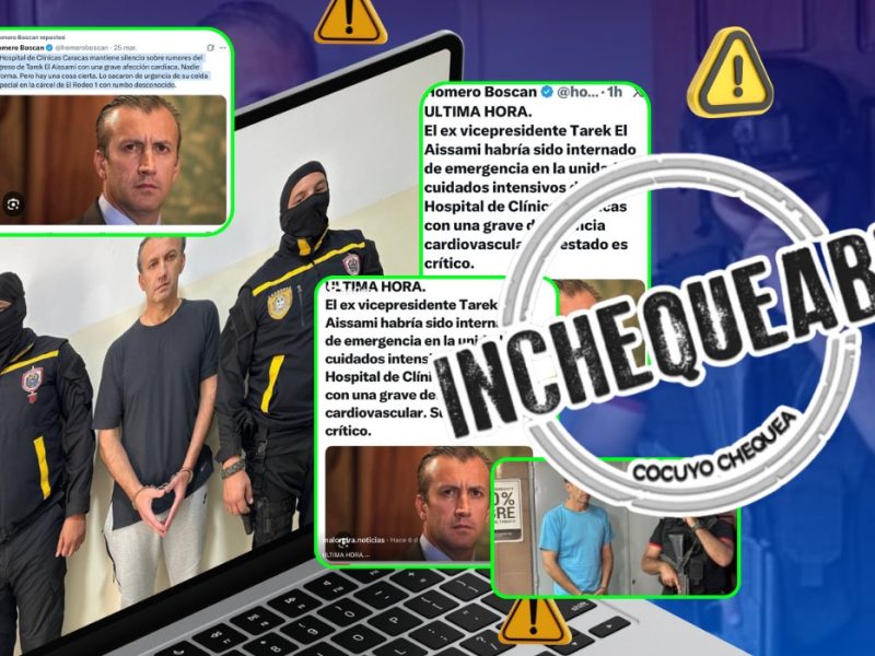 El Aissami imposible de verificar su situación