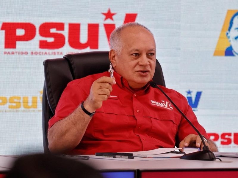 Cabello llama al chavismo a marchar el 9 de abril, día en el que los trabajadores convocan a Miraflores 