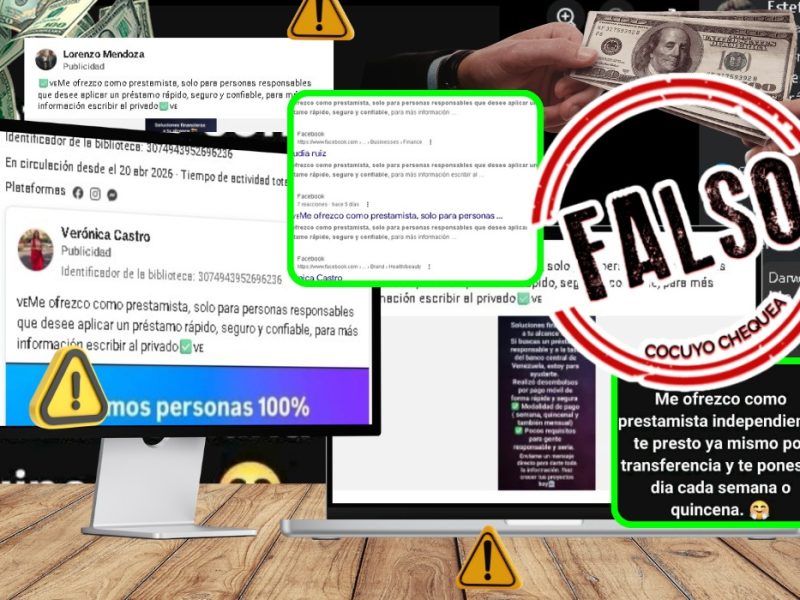 Estafas prestamistas facebook