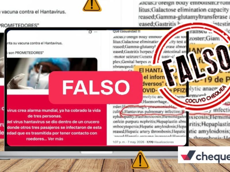hantavirus desinformación covid nuevo vacuna