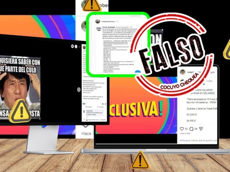 falso tabulador militares dólares