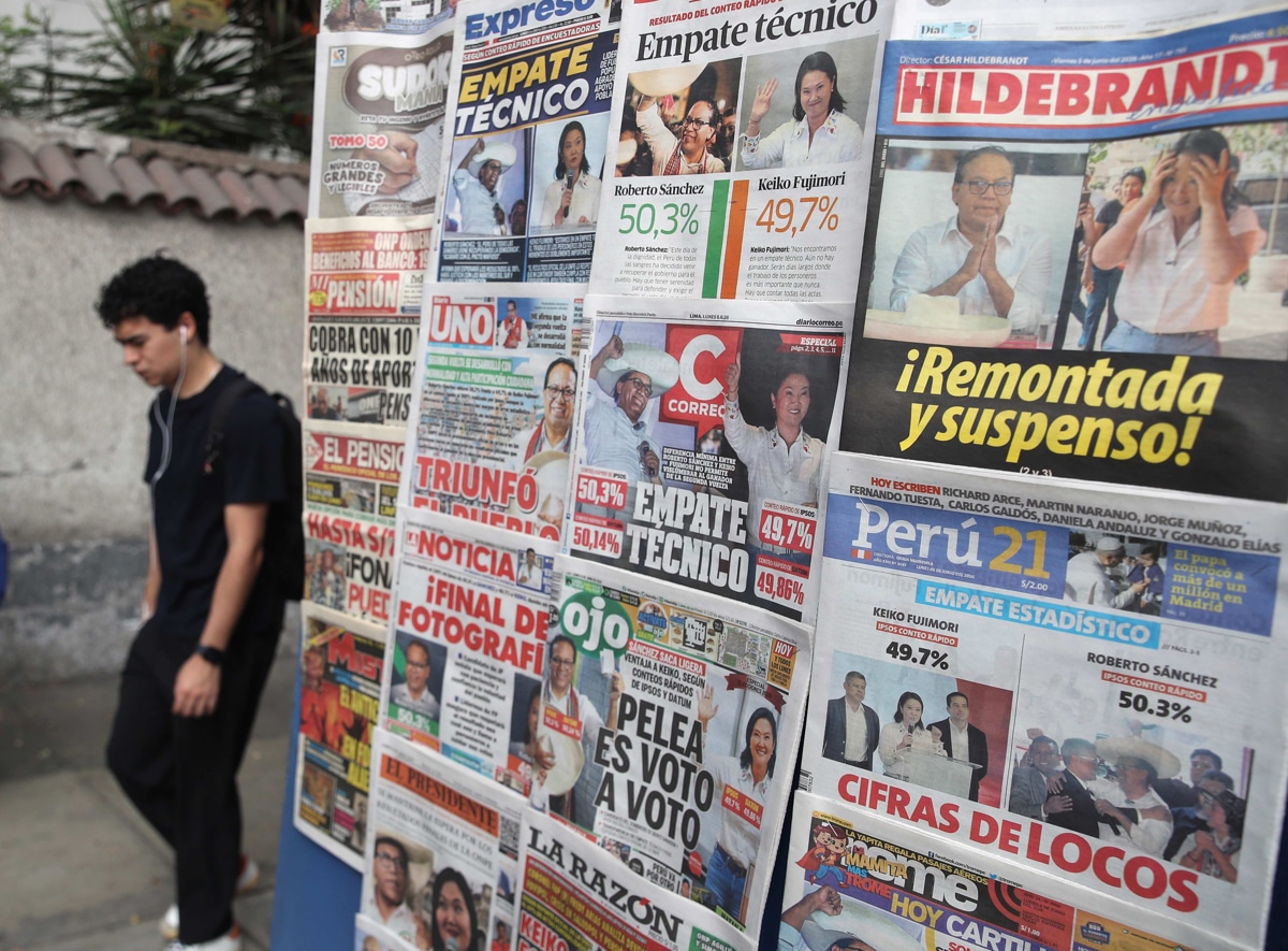 Roberto Sánchez se declara "confiado" pero pide esperar a completar escrutinio en Perú