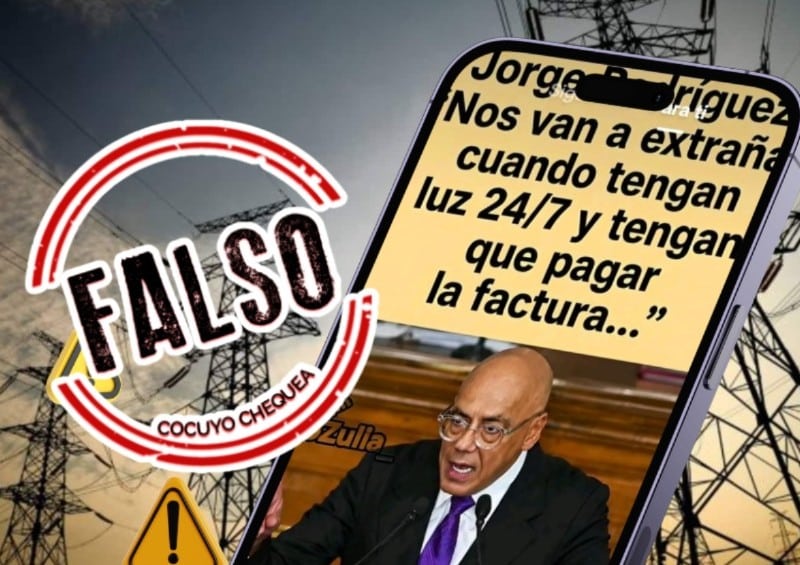 Jorge Rodríguez luz factura