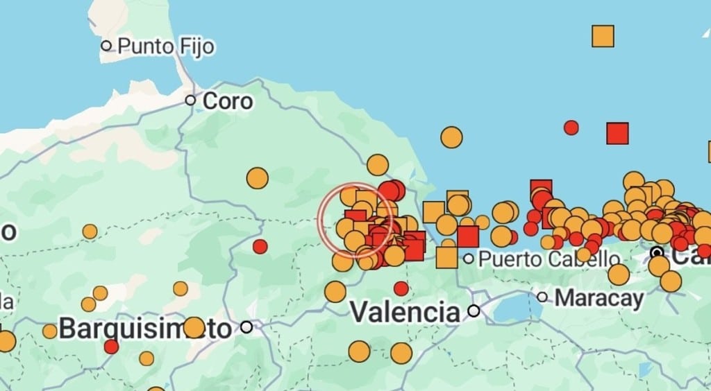 Nuevo sismo de magnitud 4,8 sacude la costa de Venezuela este sábado