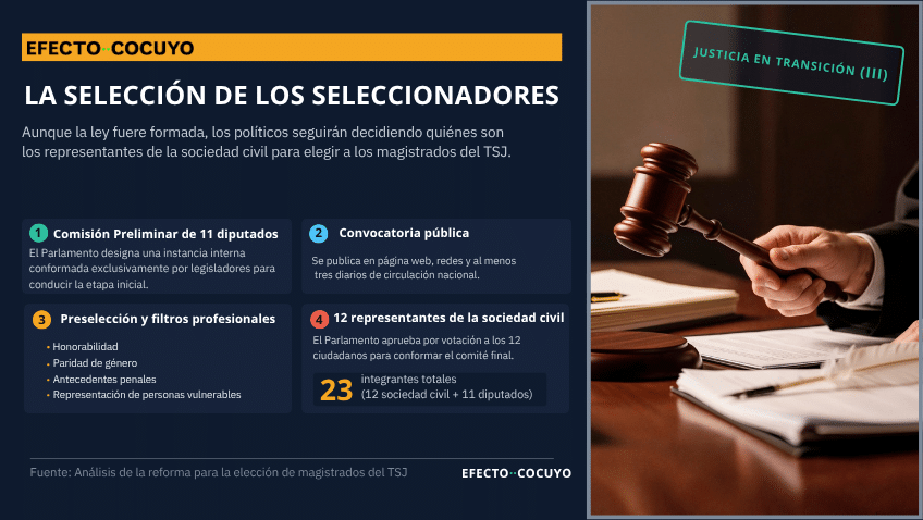Cecilia Sosa propone un interrogatorio público a aspirantes a magistrados del TSJ