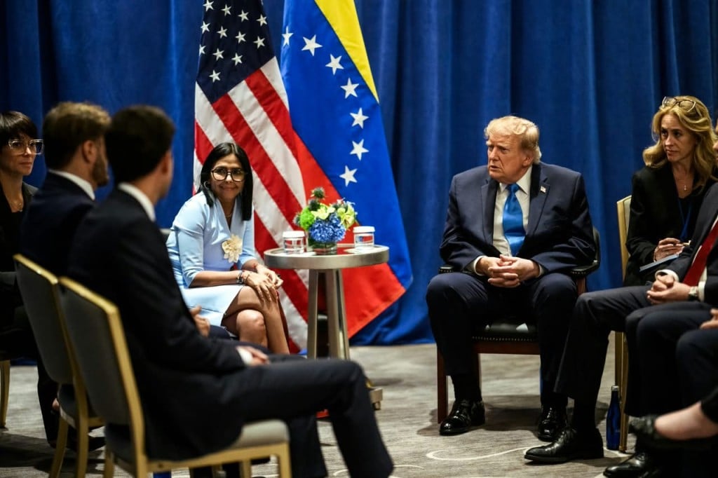 Analistas sobre reunión Trump-Rodriguez: No es un espaldarazo sino “hiper pragmatismo” con trasfondo político